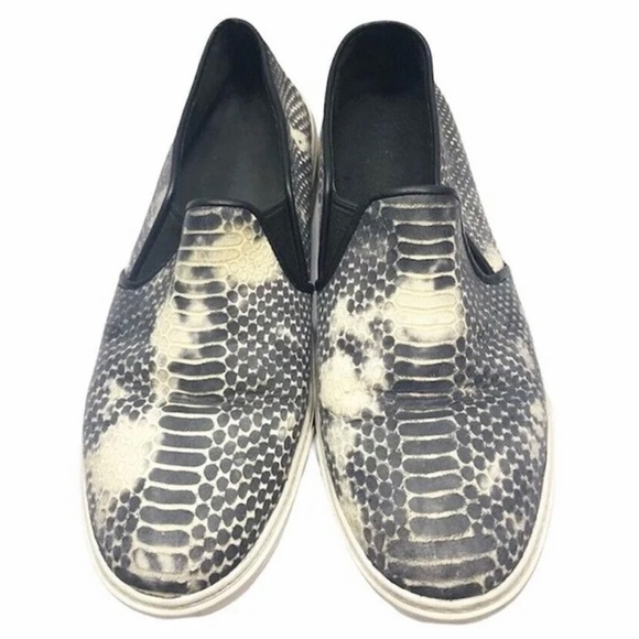 Cole Haan womens slip on Bowie light blue snakeskin shoes 7.5 slip on sneaker‍‍ - Picture 2 of 14